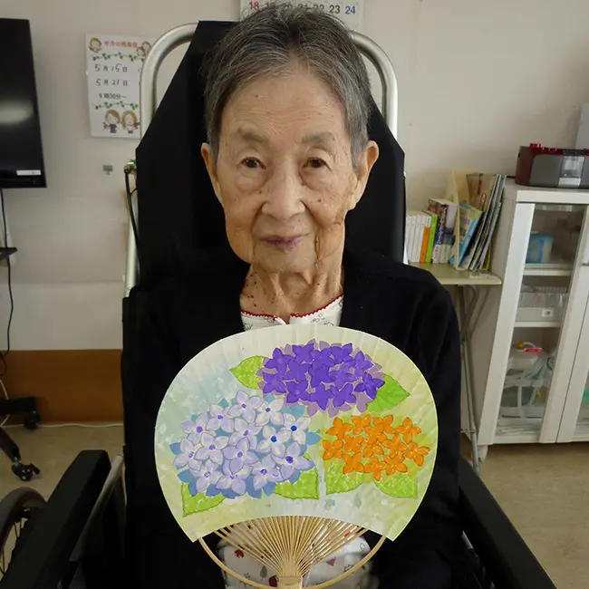 デコレーションペイント紫陽花ご利用者さまインタビュー1