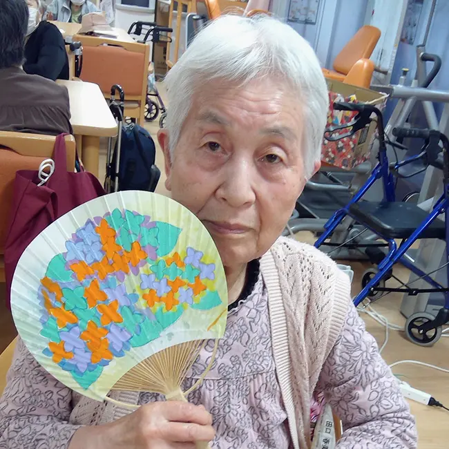 デコレーションペイント紫陽花ご利用者さまインタビュー1