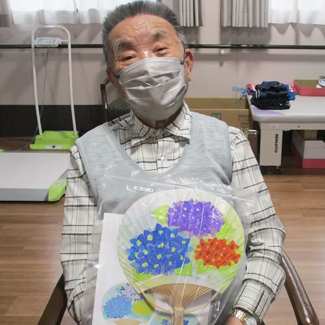デコレーションペイント紫陽花ご利用者さまインタビュー1