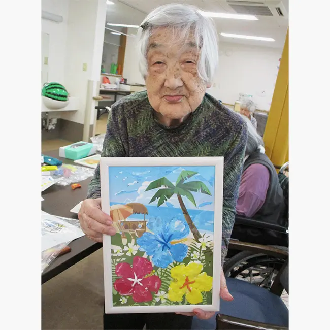 クレイアートハイビスカスご利用者さまインタビュー1