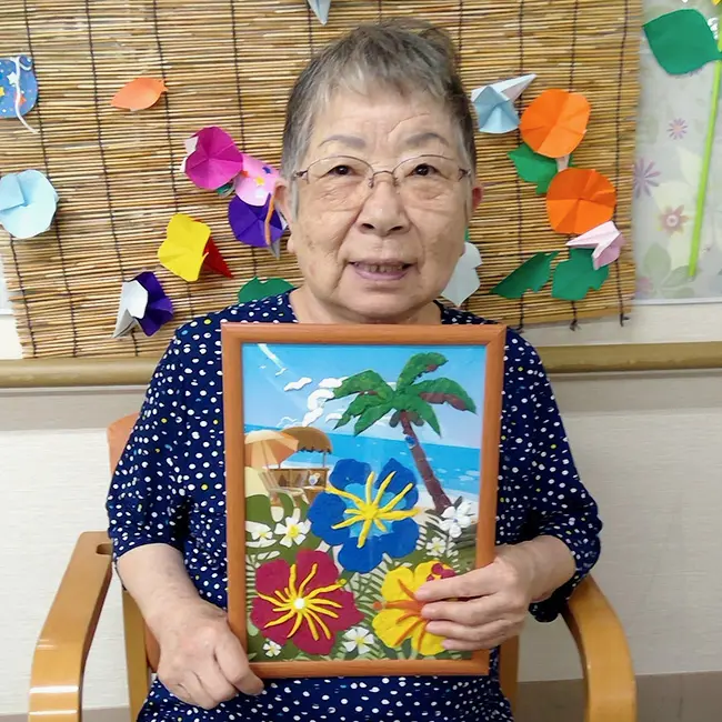 クレイアートハイビスカスご利用者さまインタビュー1