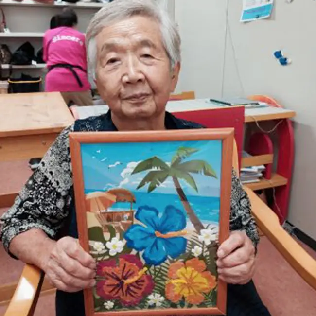 クレイアートハイビスカスご利用者さまインタビュー1