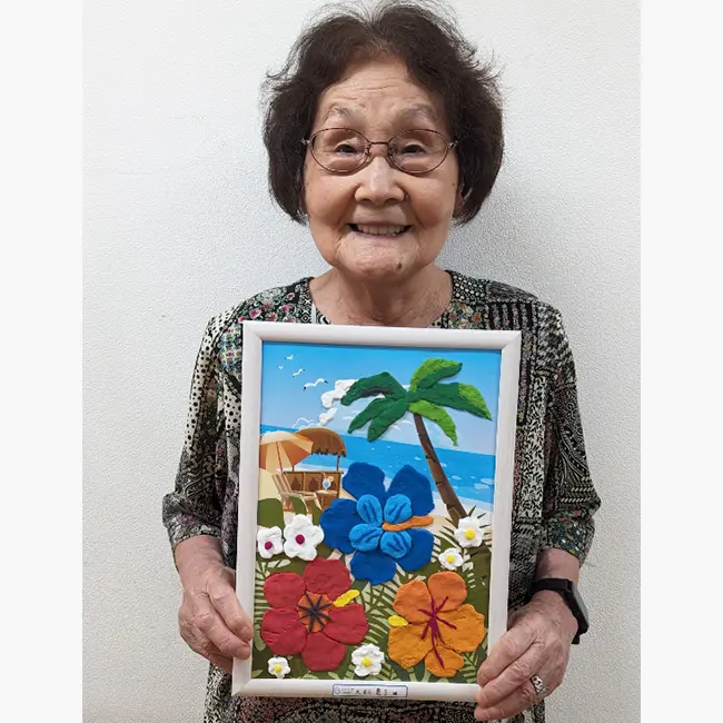 クレイアートハイビスカスご利用者さまインタビュー1