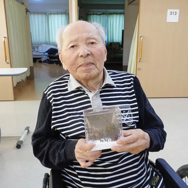 3Dアートクリスマスご利用者さまインタビュー1