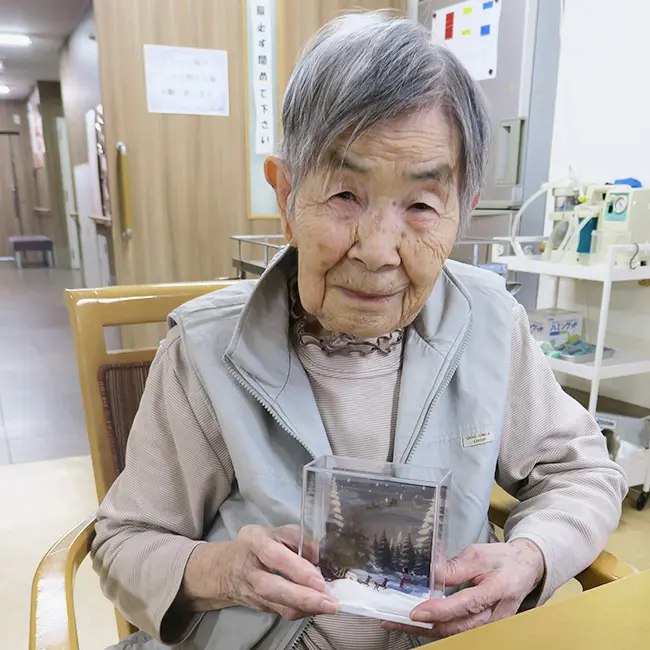 3Dアートクリスマスご利用者さまインタビュー1