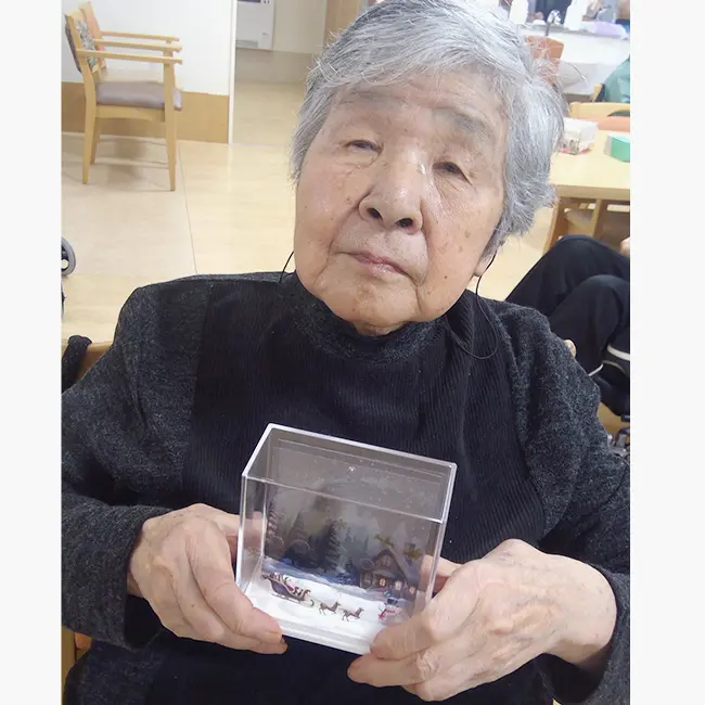 3Dアートクリスマスご利用者さまインタビュー1