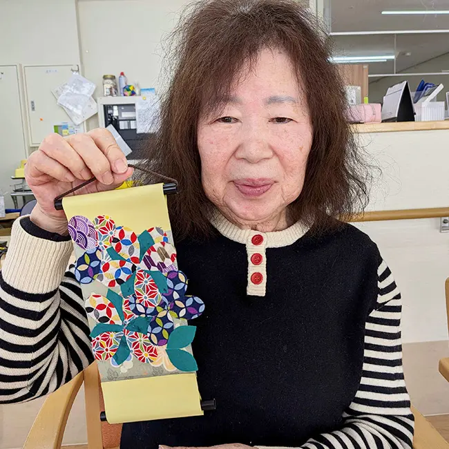 ファブリックアレンジメントタペストリーご利用者さまインタビュー1