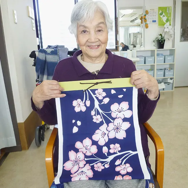ファブリックペイント桜ご利用者さまインタビュー1