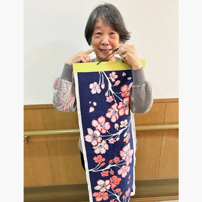 ファブリックペイント桜ご利用者さまインタビュー1