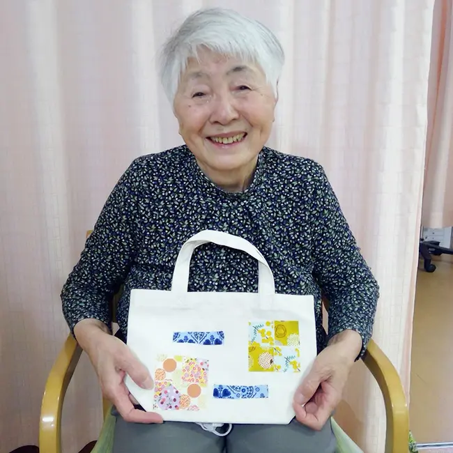 パッチワークトートバッグご利用者さまインタビュー1