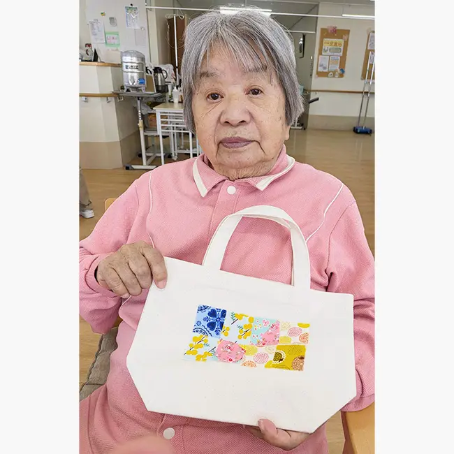 パッチワークトートバッグご利用者さまインタビュー1