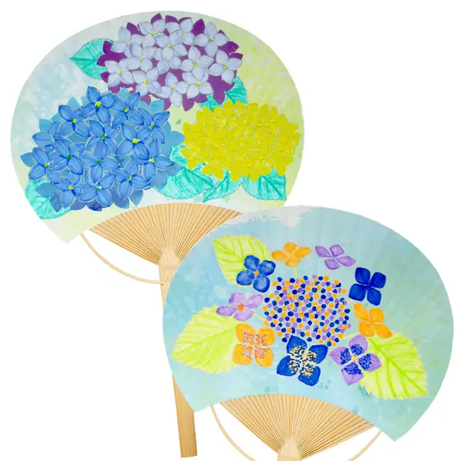 デコレーションペイント「紫陽花」