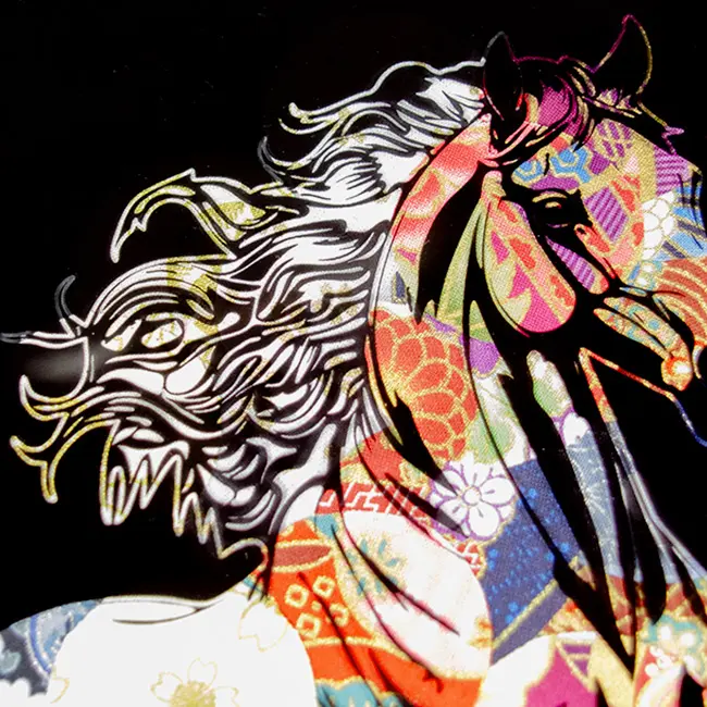 クロスコラージュ「午」介護レクリエーション作成風景2