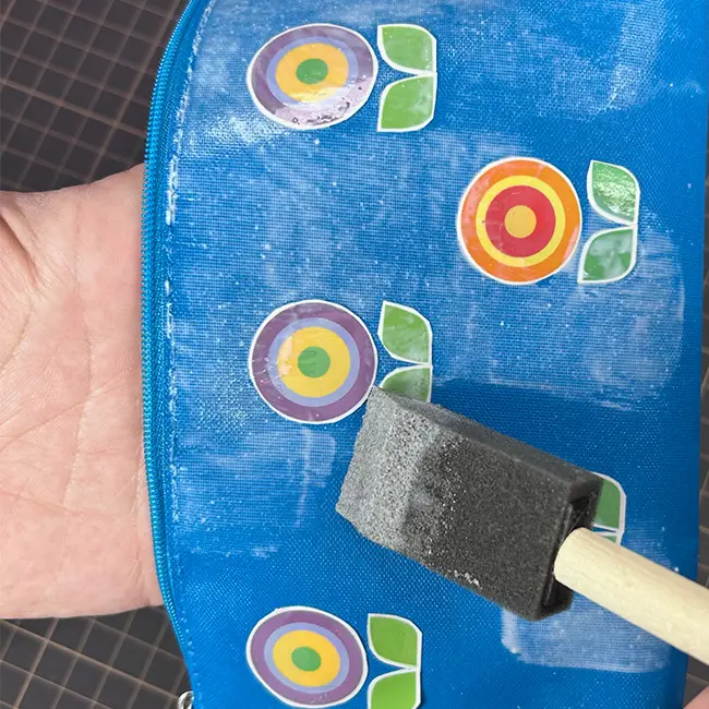 デコパージュ「ポーチ」介護レクリエーション作成風景3