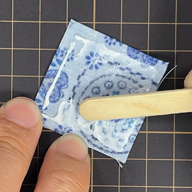 パッチワーク「トートバッグ」介護レクリエーション作成風景2