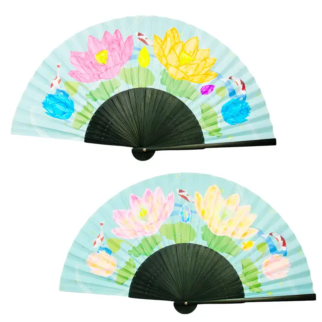 デコレーションペイント「睡蓮」介護レクリエーション