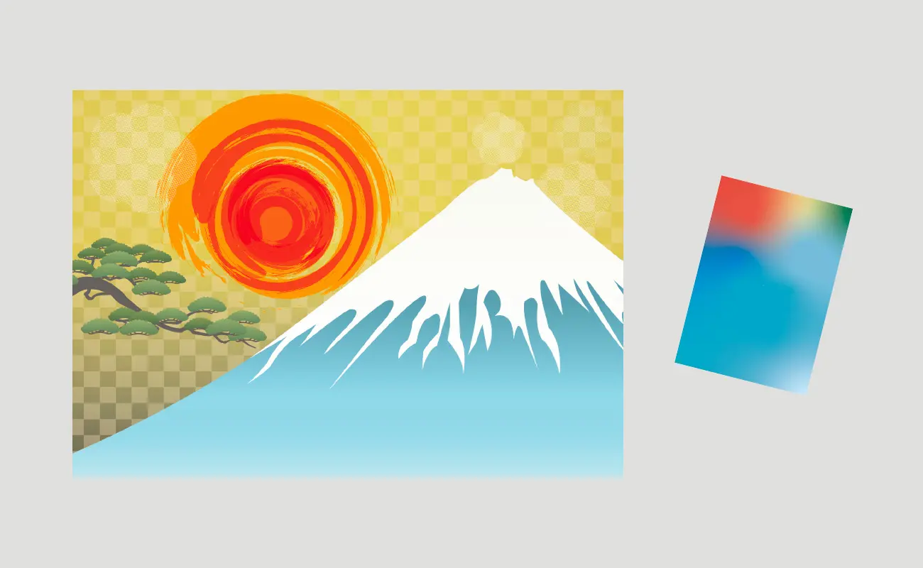 共同制作キット ペーパーコラージュ「富士山」介護レク共同制作キットキット