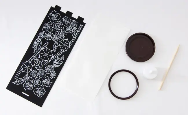 スクラッチランプ「紫陽花」 セット内容