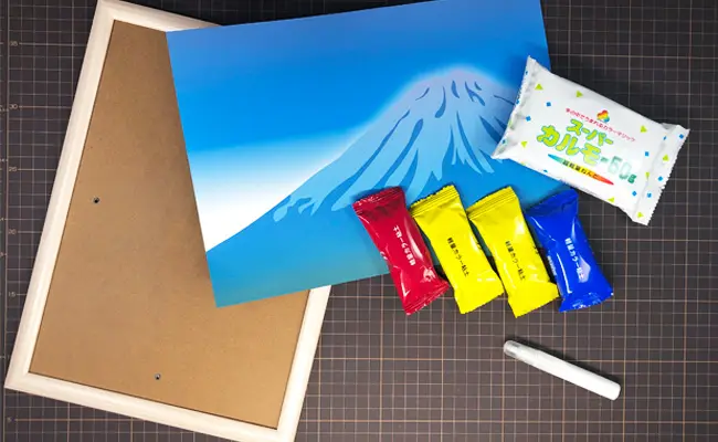 クレイアート「富士山」 セット内容