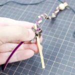 アクセサリー「革ストラップ」 制作3
