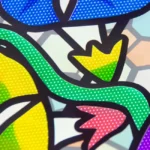 ステンドグラス「朝顔」 制作2