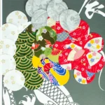 クロスコラージュ「辰」 制作1