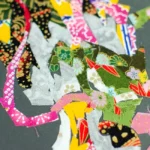 クロスコラージュ「辰」 制作3