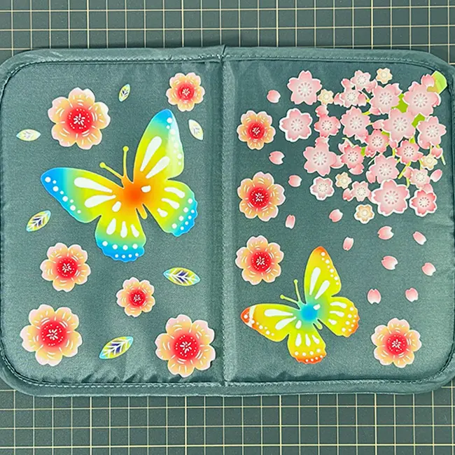 デコパージュ「桜」 制作2
