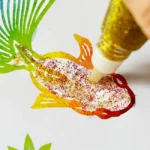 デコレーションペイント「金魚」 制作3