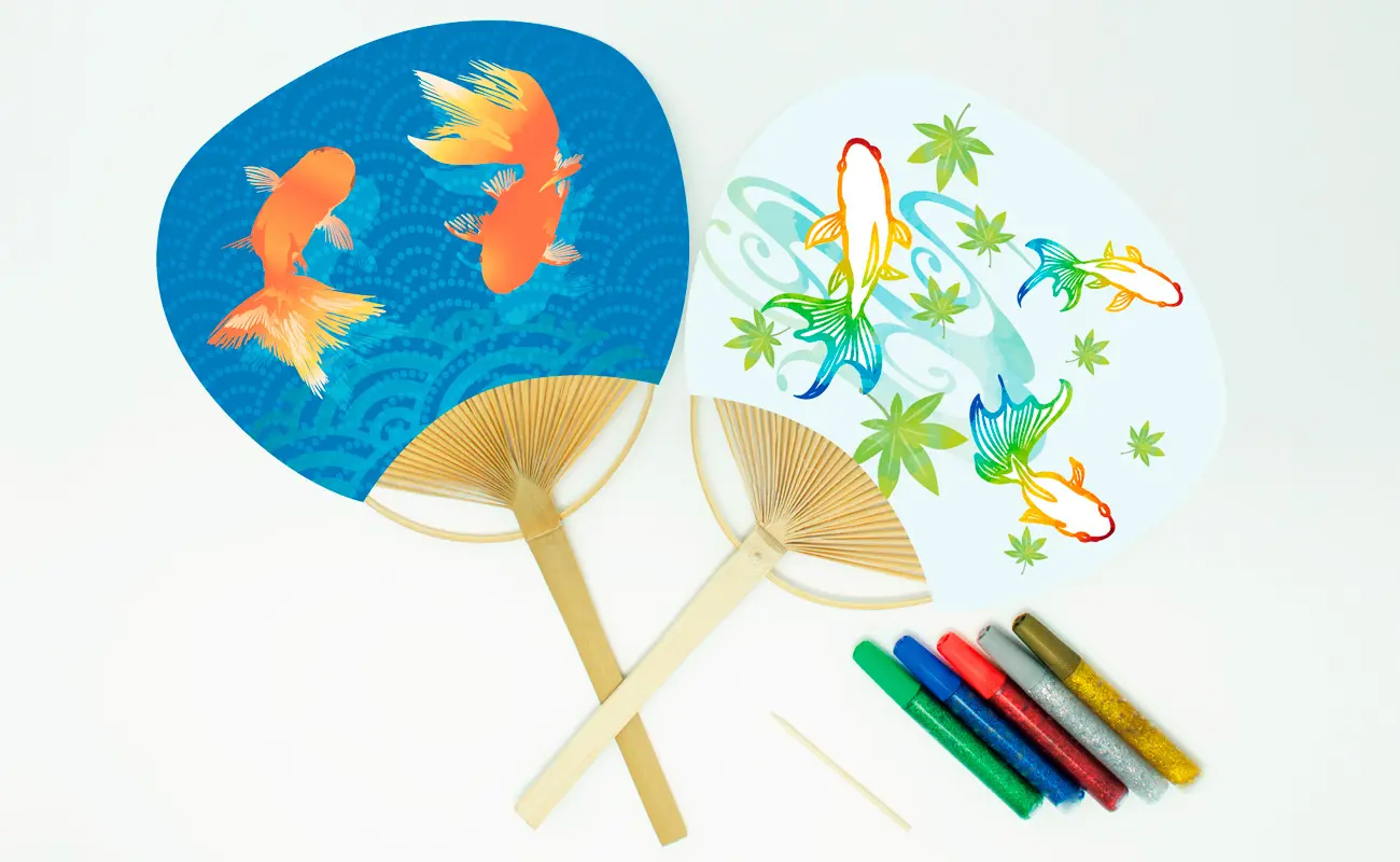 デコレーションペイント「金魚」 セット内容