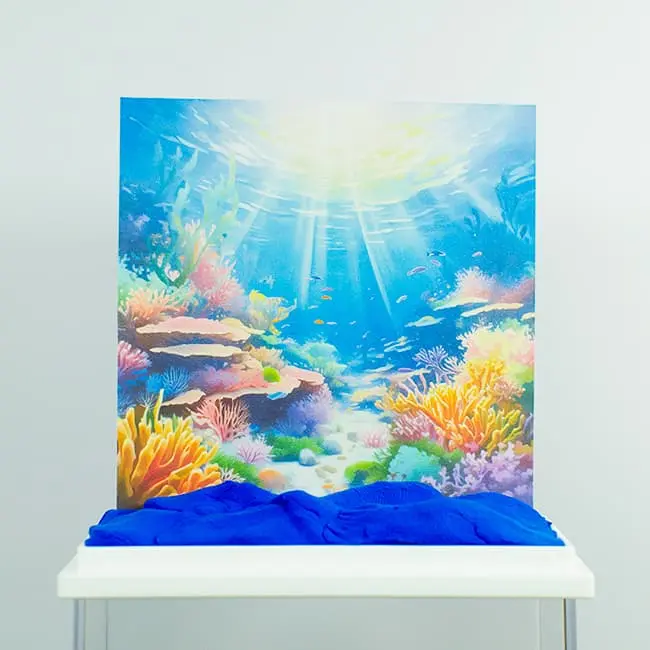 3Dアート「海」 制作1