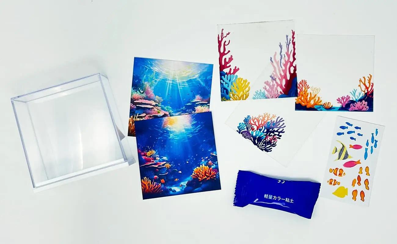 3Dアート「海」 セット内容