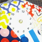 ファブリックアレンジメント「時計」 制作3