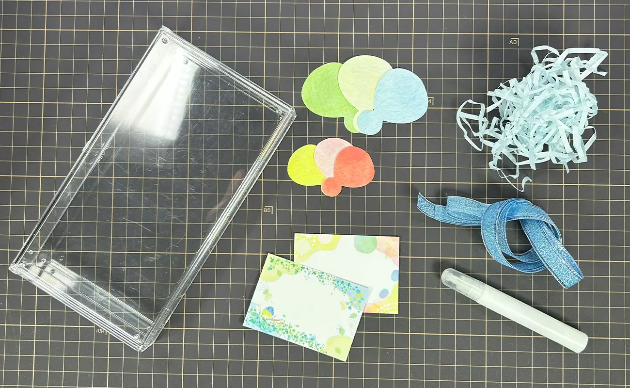 ペーパーアート「フラワーボックス」 セット内容